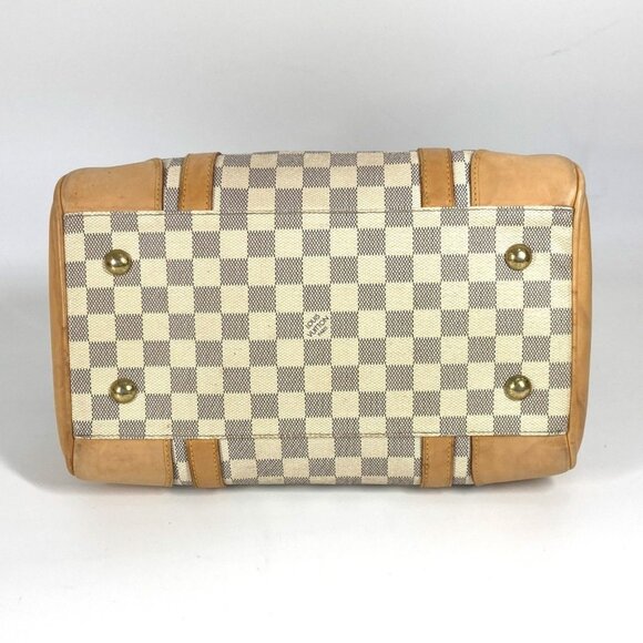 LOUIS VUITTON White Damier Tote Bag - Picture 8 of 16